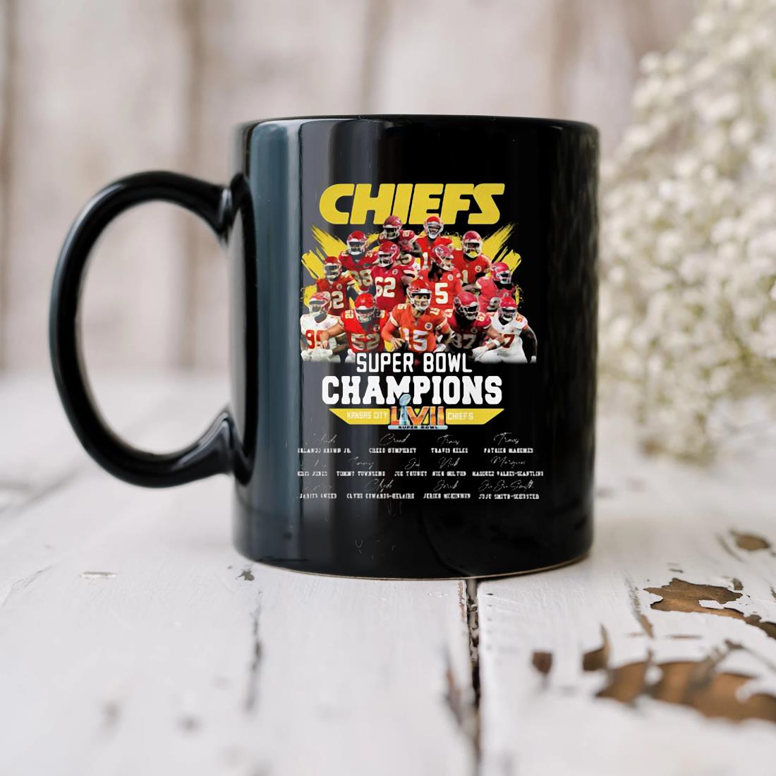 Official kansas city chiefs super bowl Lvii champions signatures