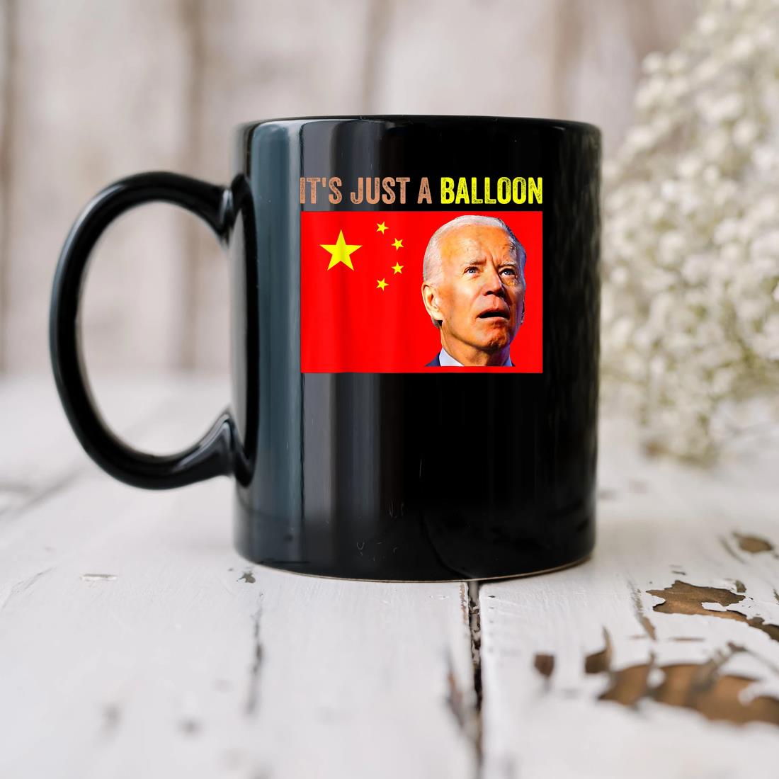 Chinese Spy Balloon Surveillance Joe Biden Mug