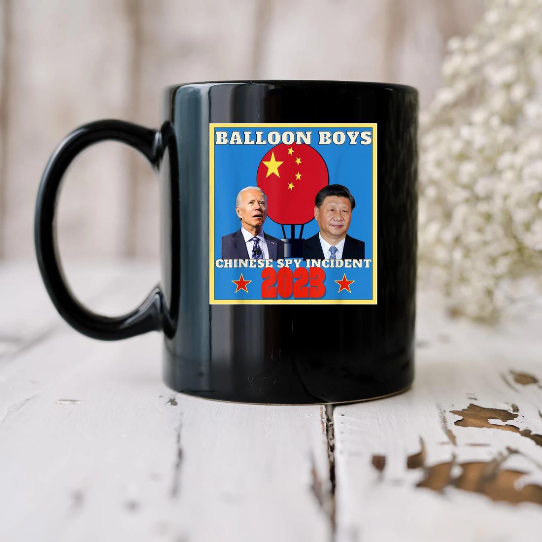 Chinese Surveillance Balloon Boys – Joe Biden Vs Xi Jinping 2023 Mug