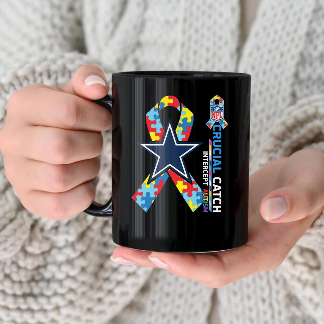 Dallas Cowboys Crucial Catch Intercept Autism 2023 Mug, hoodie, sweater,  long sleeve and tank top