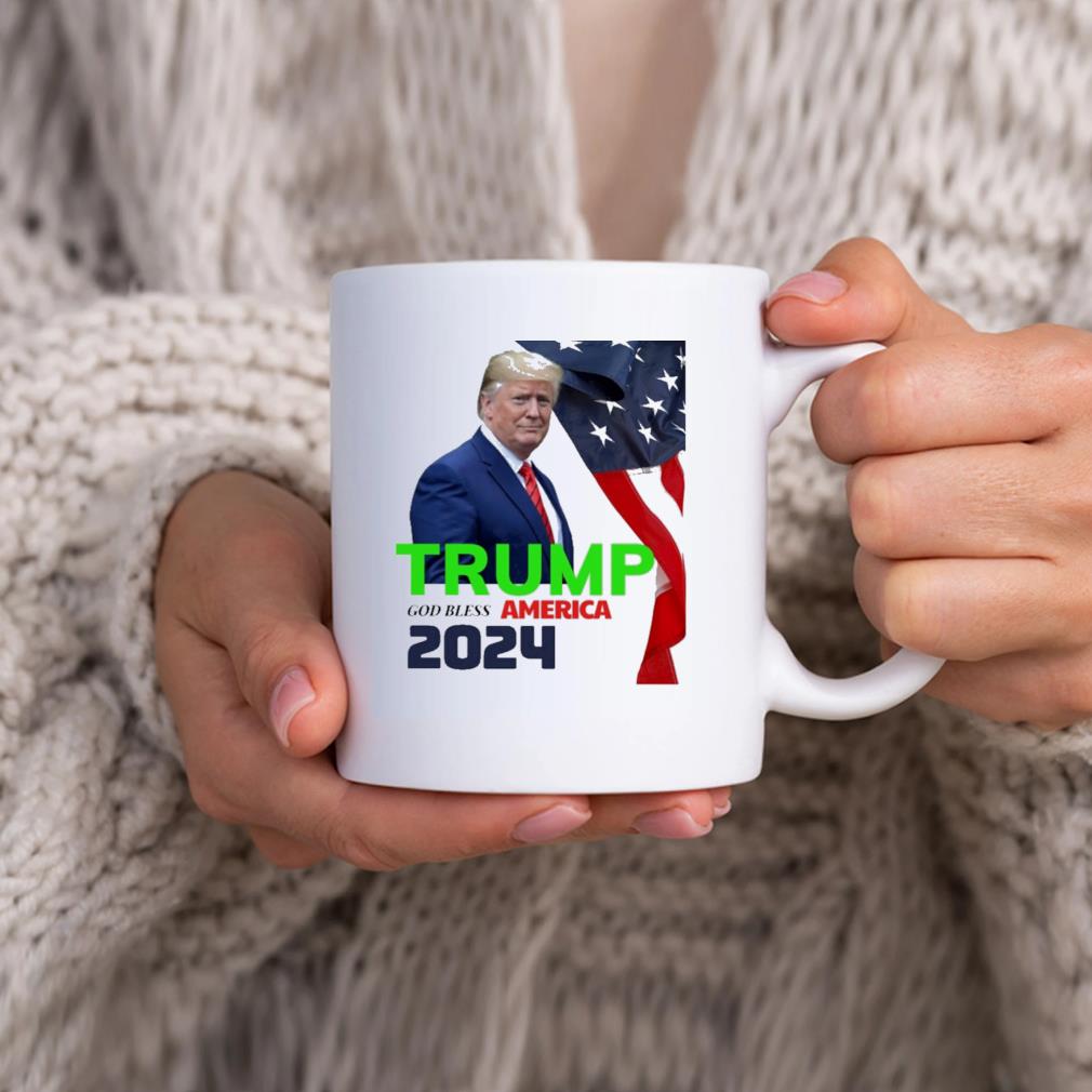 Donald Trump God Bless America 2023 Mug hhhhh
