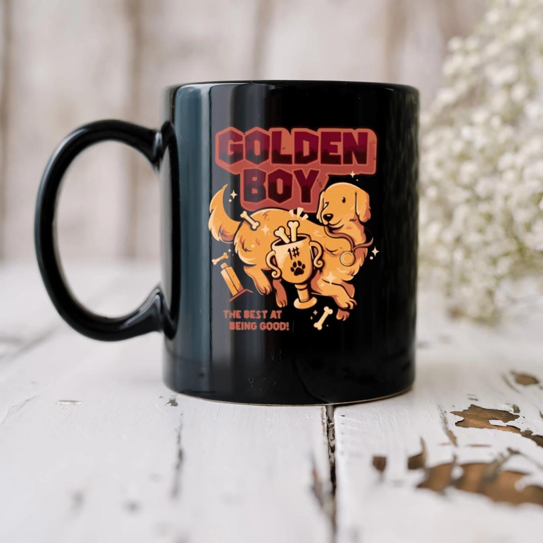 Golden Boy The Best At Being Good Mug