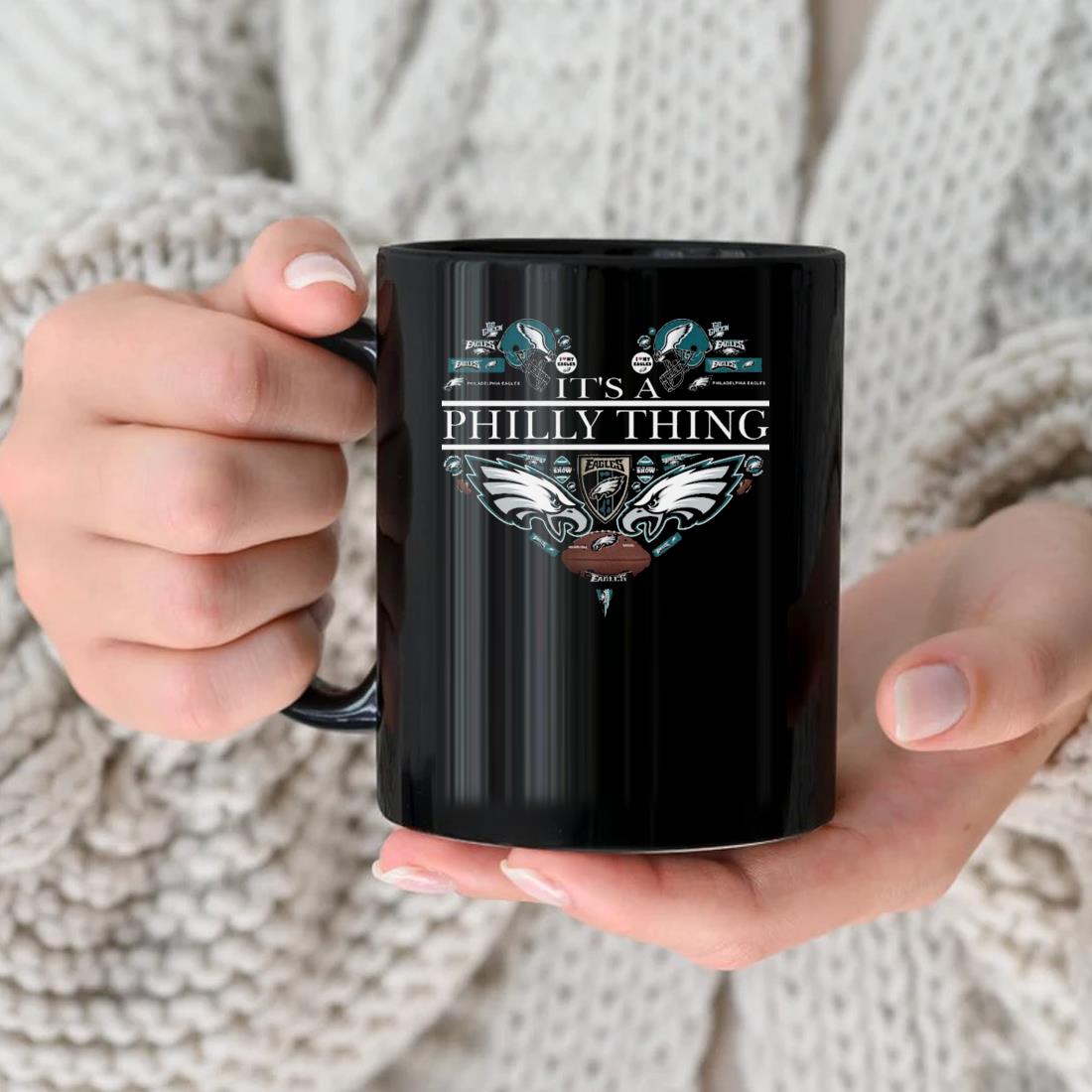 Eagles Mug Heartbeat Stethoscope Philadelphia Eagles Gift