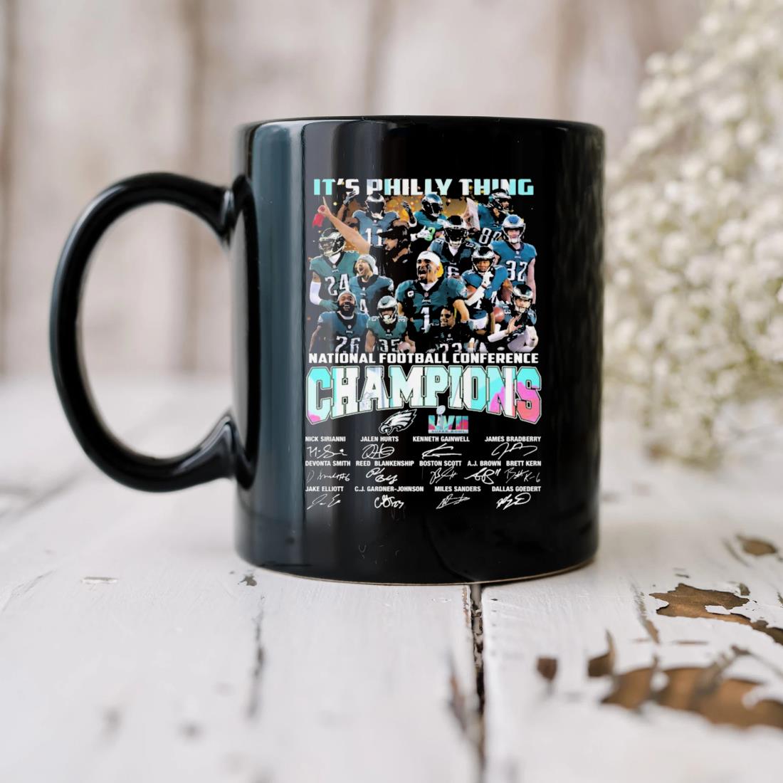 It's Philly Thing National Football Conference Champions Super Bowl Lvii Signatures Mug