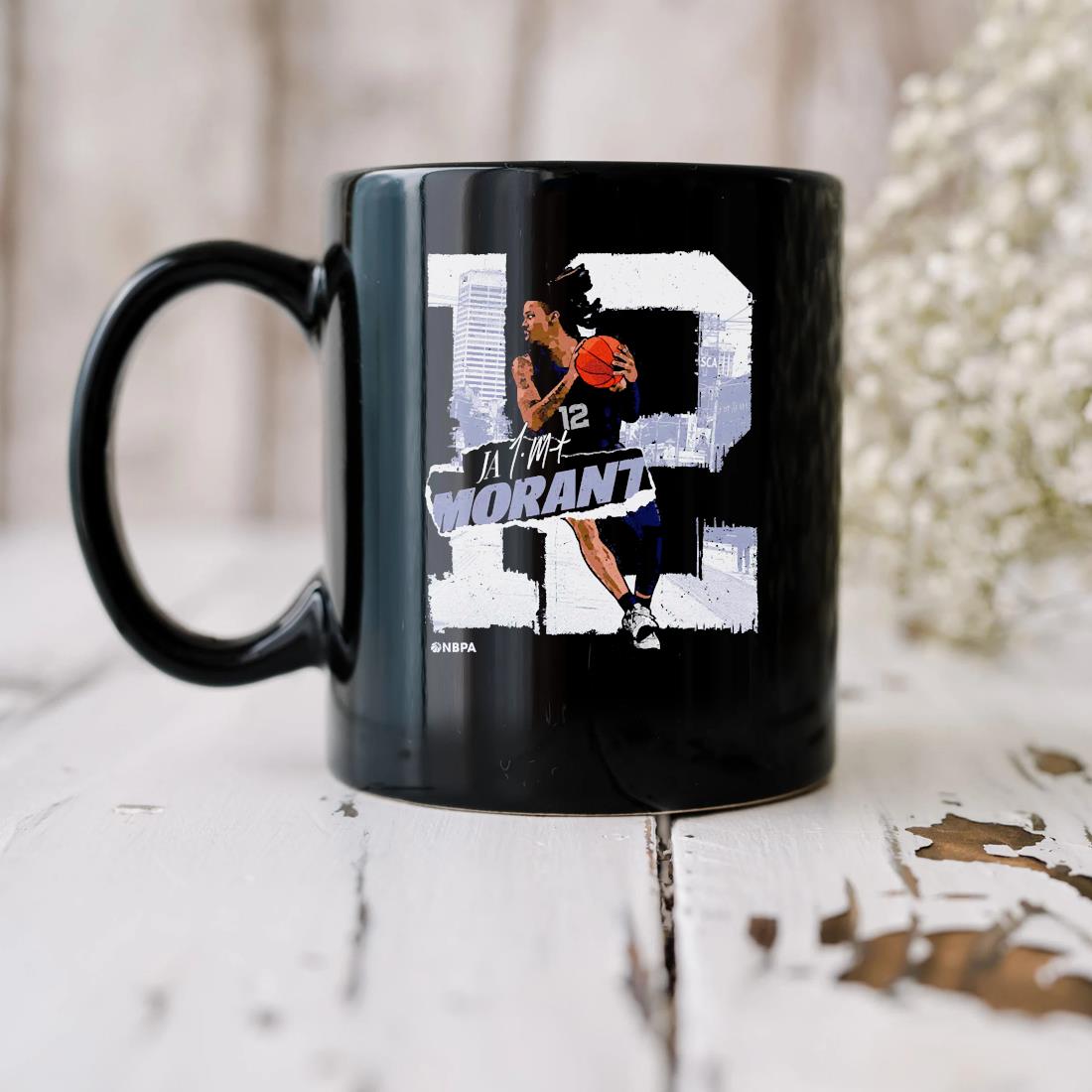 Ja Morant Memphis Grizzlies Rough Signature Mug