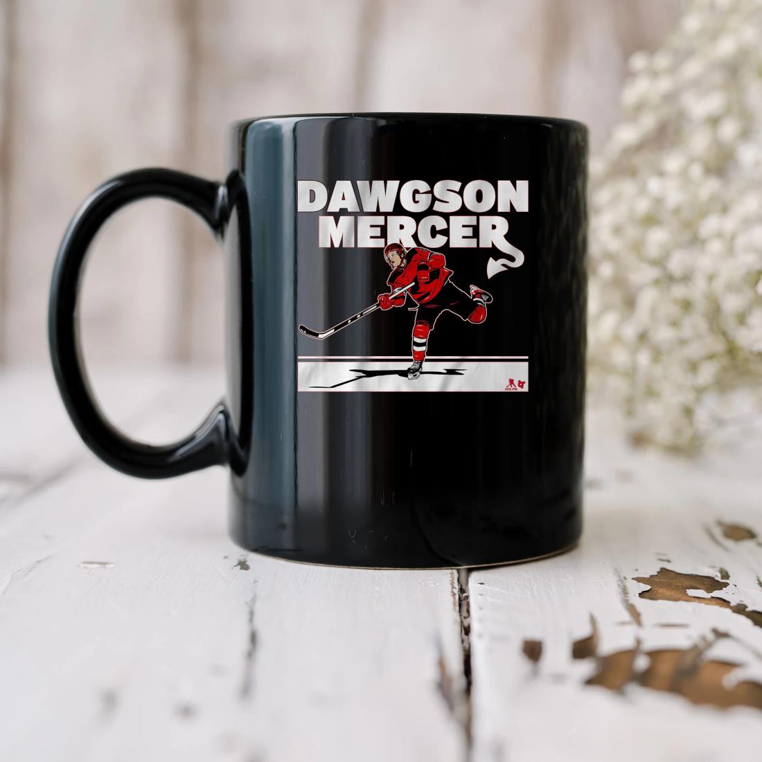 Jersey Devils Dawson Dawgson Mercer Mug
