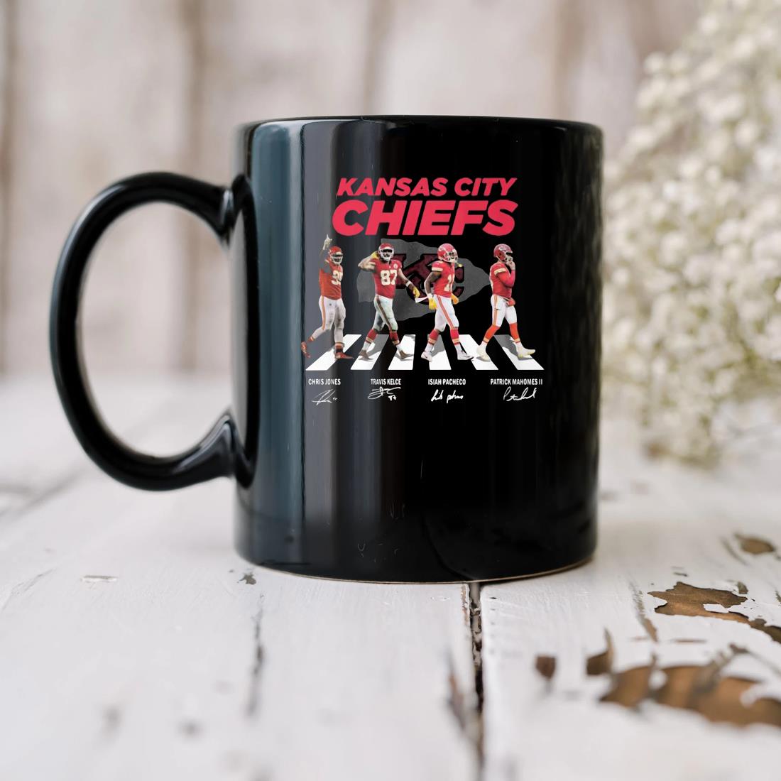 Kansas City Chiefs Crosswalk Signatures 2023 Mug