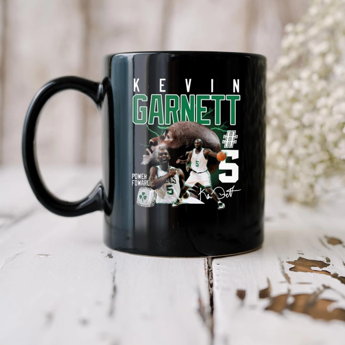 Kevin Garnett Power Forward Boston Celtics Signature Mug