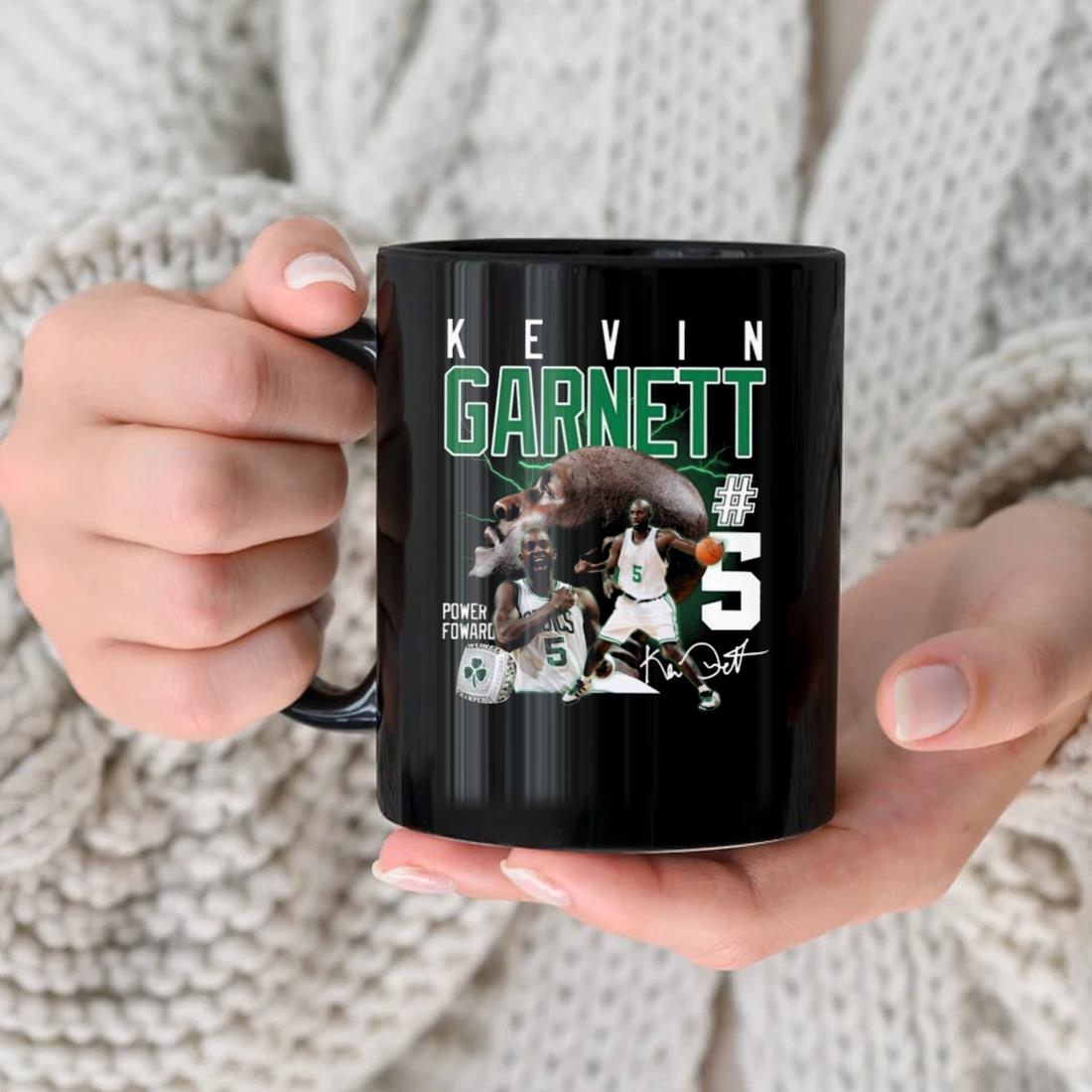 Kevin Garnett Power Forward Boston Celtics Signature Mug nhu