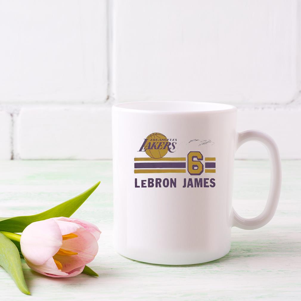 Lakers Lebron James Signature Mug
