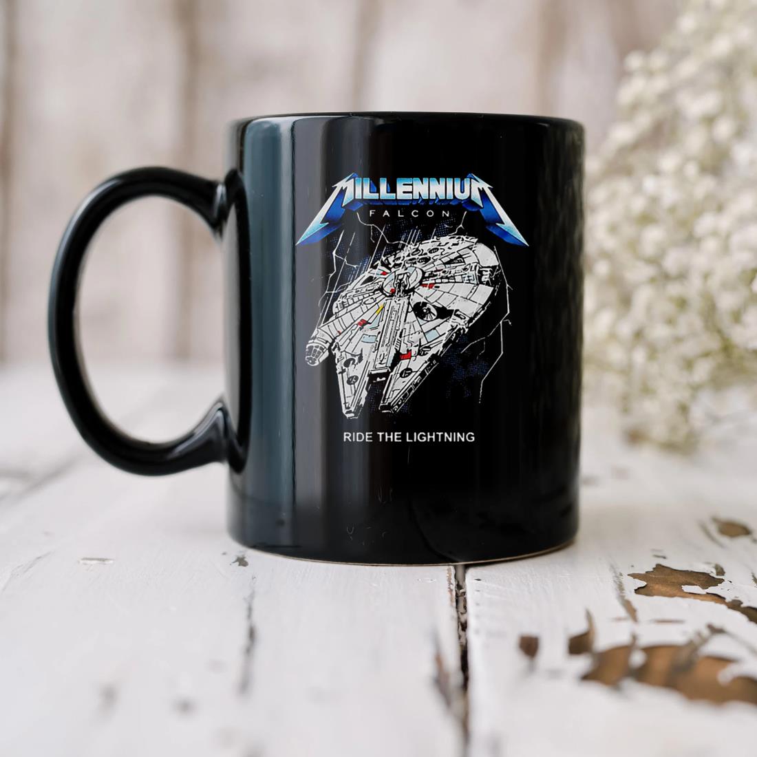 Millennium Falcon Ride The Lightning Mug