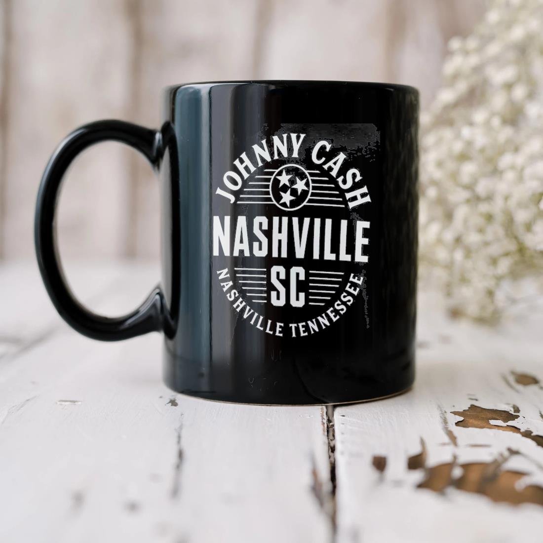 Nashville Sc Johnny Cash Oval Mug