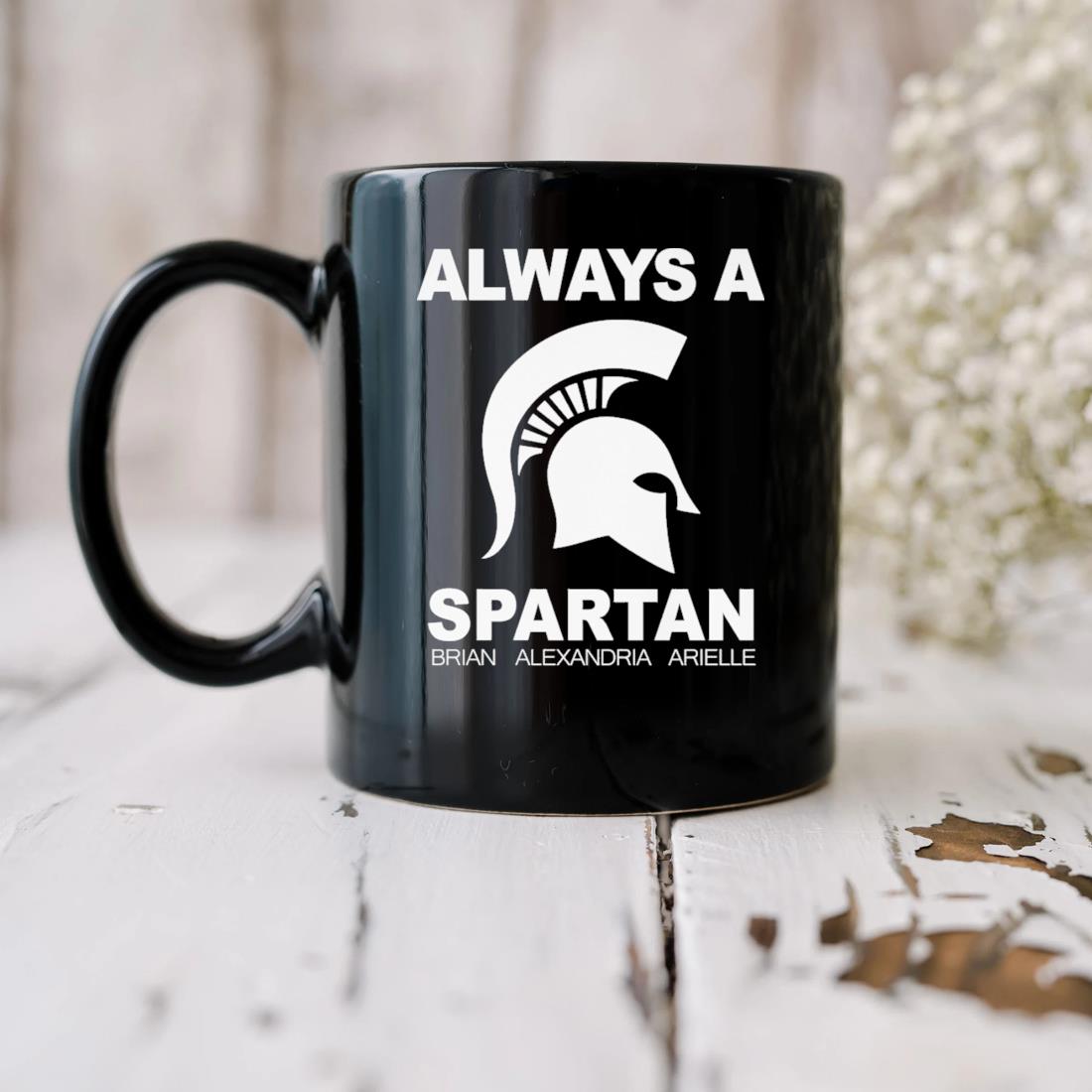 Official Always A Spartan Brian Alexandria Arielle Mug