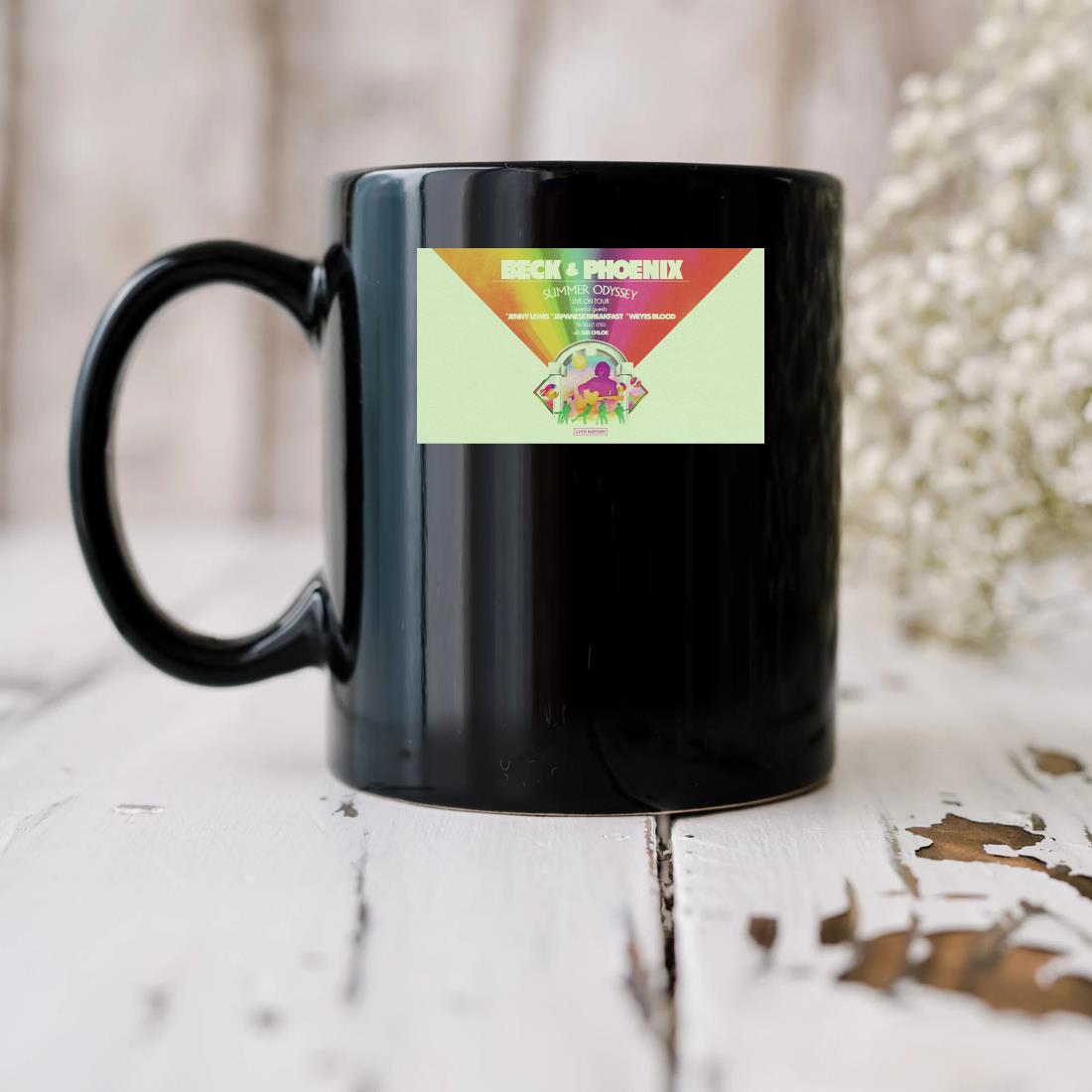 Official Beck And Phoenix Teaming Up For Summer Odyssey 2023 Tour Mug