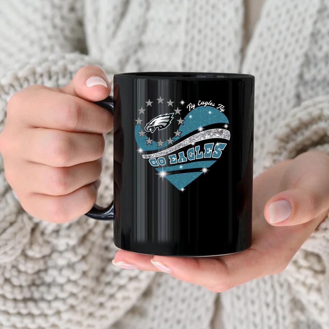Official Heart Philadelphia Eagles Fly Eagles Fly Go Eagles Mug nhu