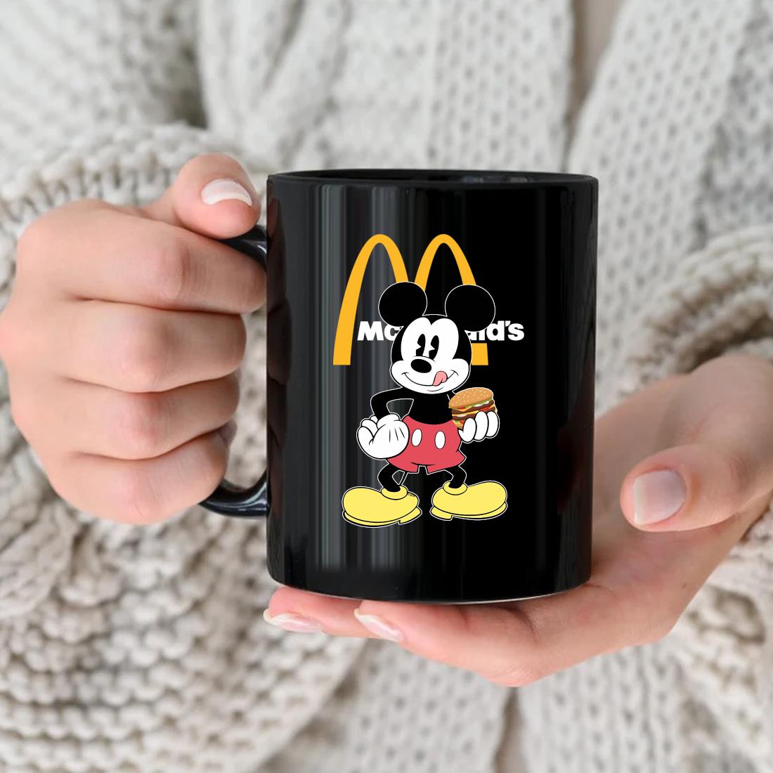 Official Mickey Mouse Mcdonald's Logo Mug nhu