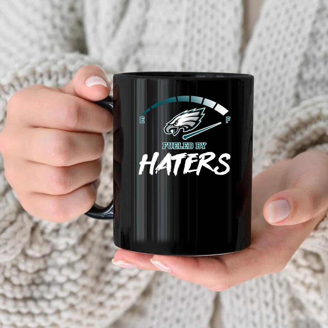 Official Philadelphia Eagles Fueled By Haters Mug nhu