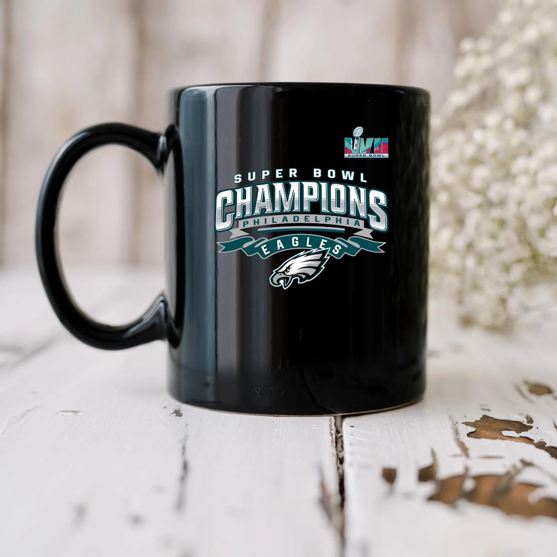 Official Philadelphia Eagles Lvii Super Bowl 2023 Mug