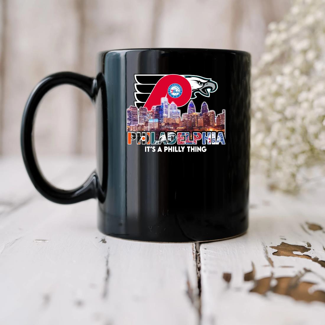 Official Philadelphia Sports Team Skyline It's A Philly Thing Mug