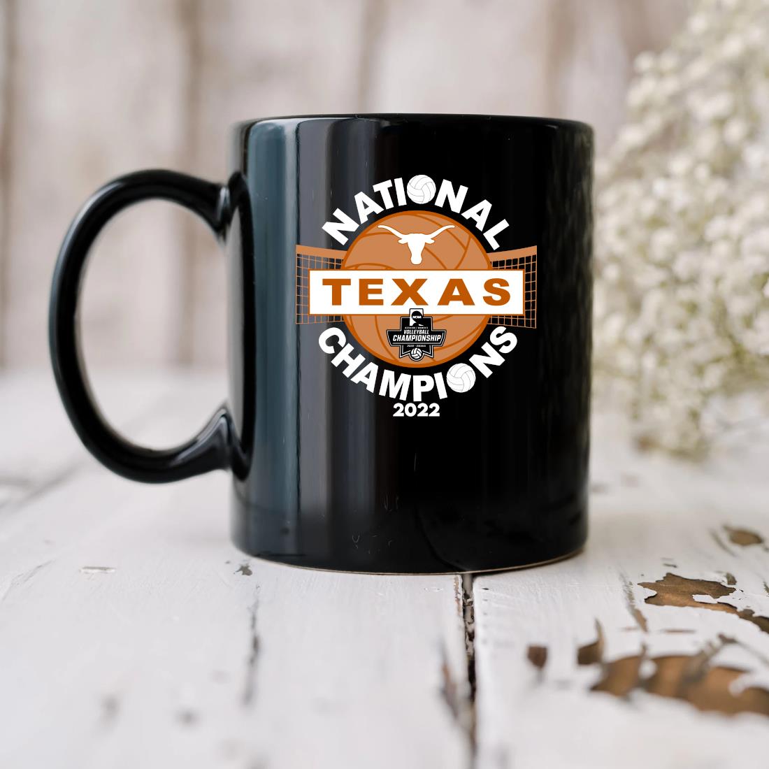 Official Texas Longhorns 2022 National Volleyball Champions Mug