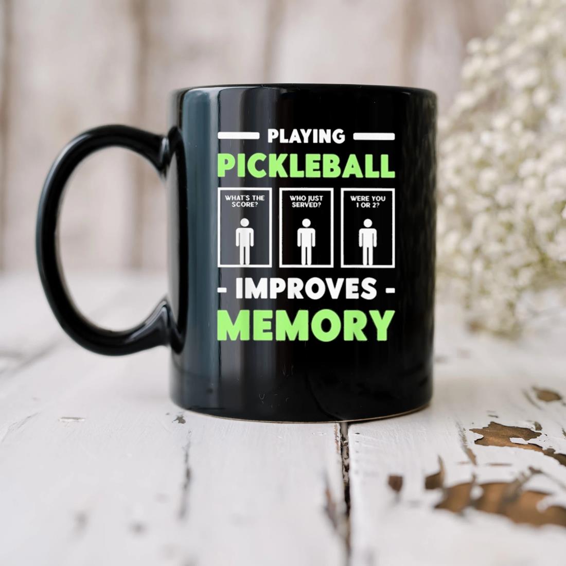 Playing Pickleball Improves Memory Mug