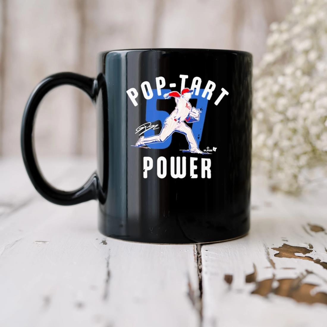 Pop Tart Power Baseball Signature Mug