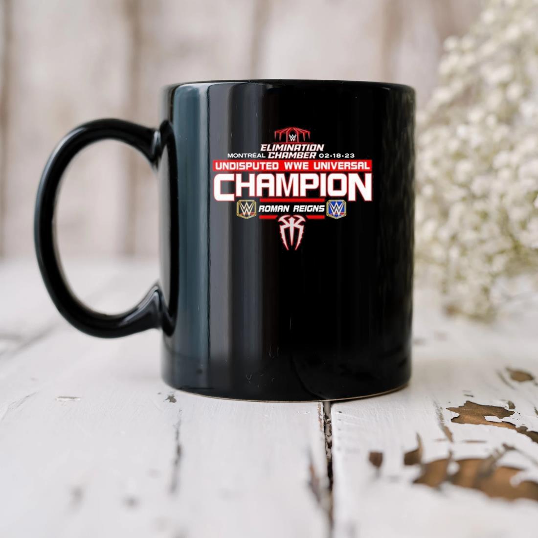 Roman Reigns Elimination Chamber 2023 Undisputed Wwe Universal Champion Mug