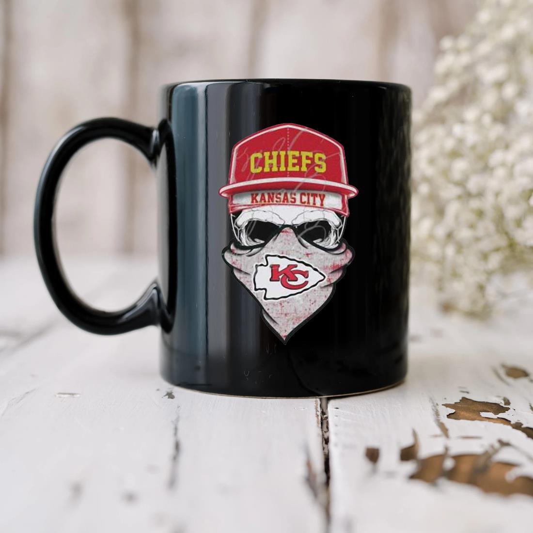 Kansas City Chiefs 10 Sugar Skull Standee