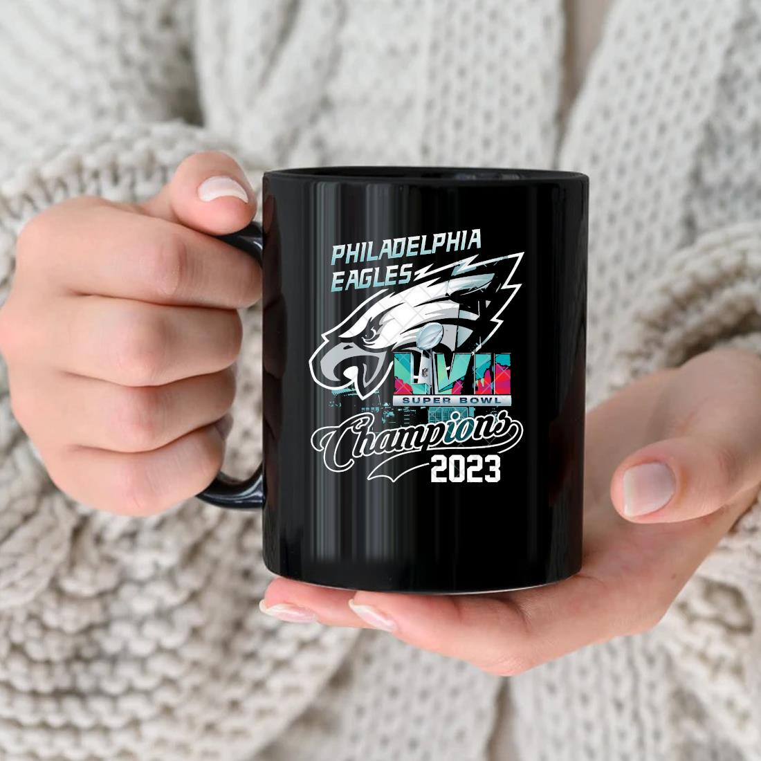 Official Super Bowl LVII 2023 Philadelphia Eagles Champions Mug, hoodie,  sweater, long sleeve and tank top