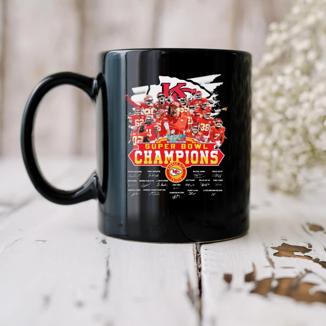 Kansas City Chiefs 2023 Lvii Super Bowl Champions Mug Ceramic Mugs