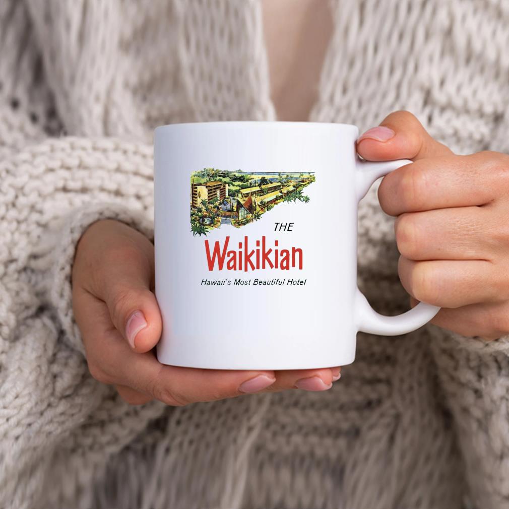 The Waikikian Waikiki Hi Vintage Hotel Mug hhhhh