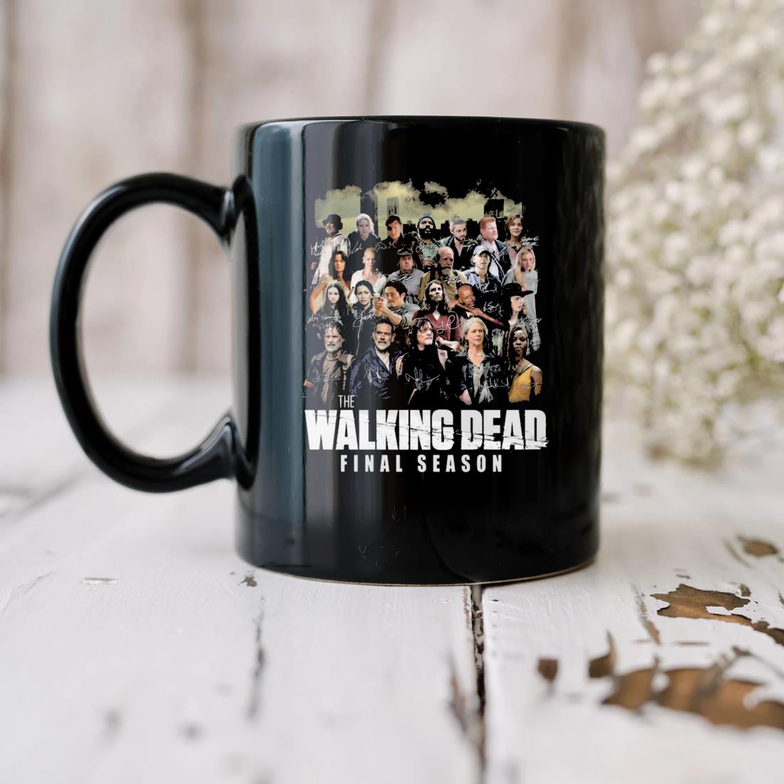 The Walking Dead Final Season Signatures Mug