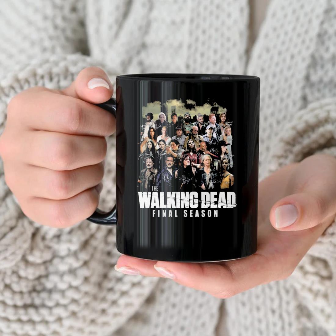The Walking Dead Final Season Signatures Mug nhu