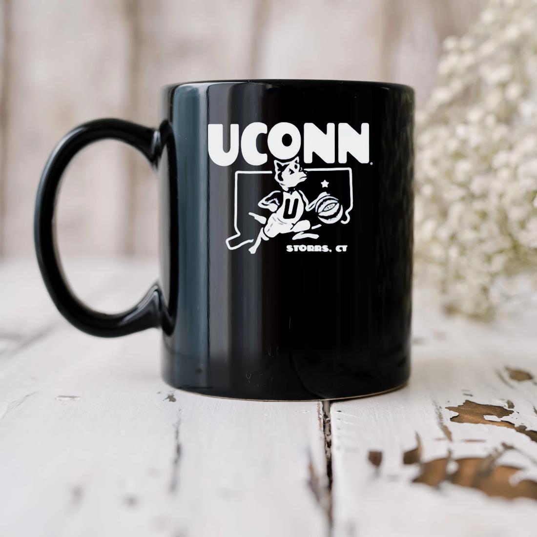 Uconn Hoops Logo Storrs Ct Mug