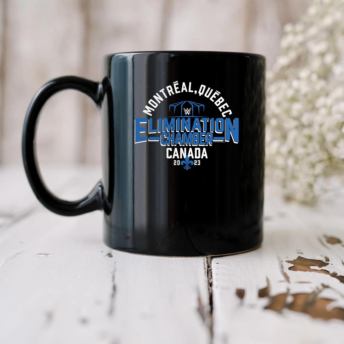 Wwe Montreal Quebec Elimination Chamber 2023 Canada Mug