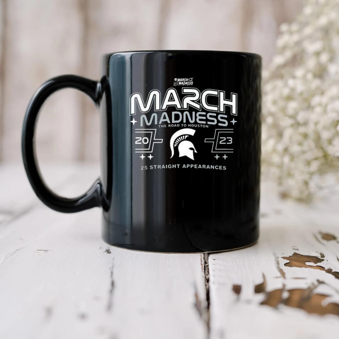 Michigan State Spartans 2023 March Madness The Road To Houston Mug