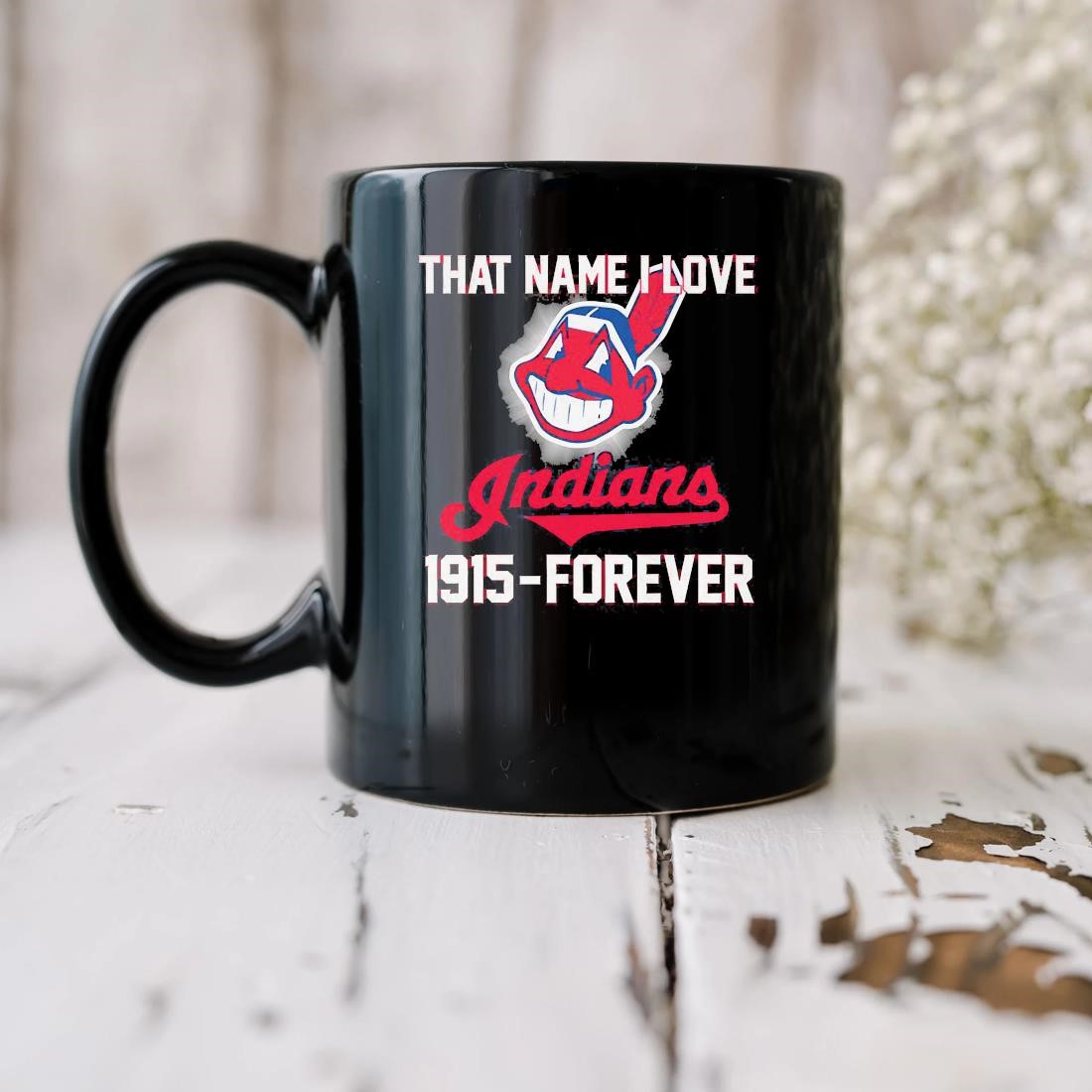 That Name I Love Cleveland Indians 1915 Forever Mug