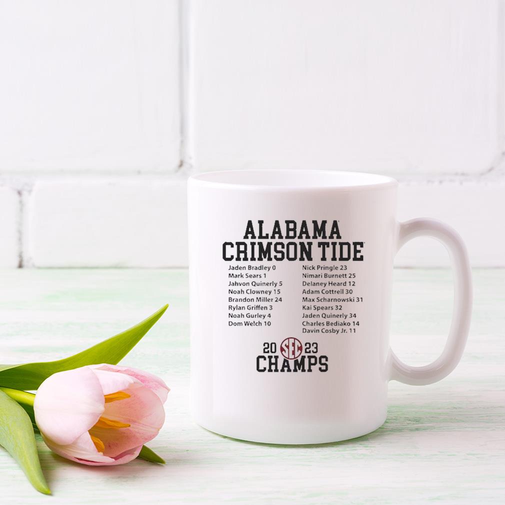 Alabama Crimson Tide 2023 Sec Men's Basketball Regular Season Champions Mug
