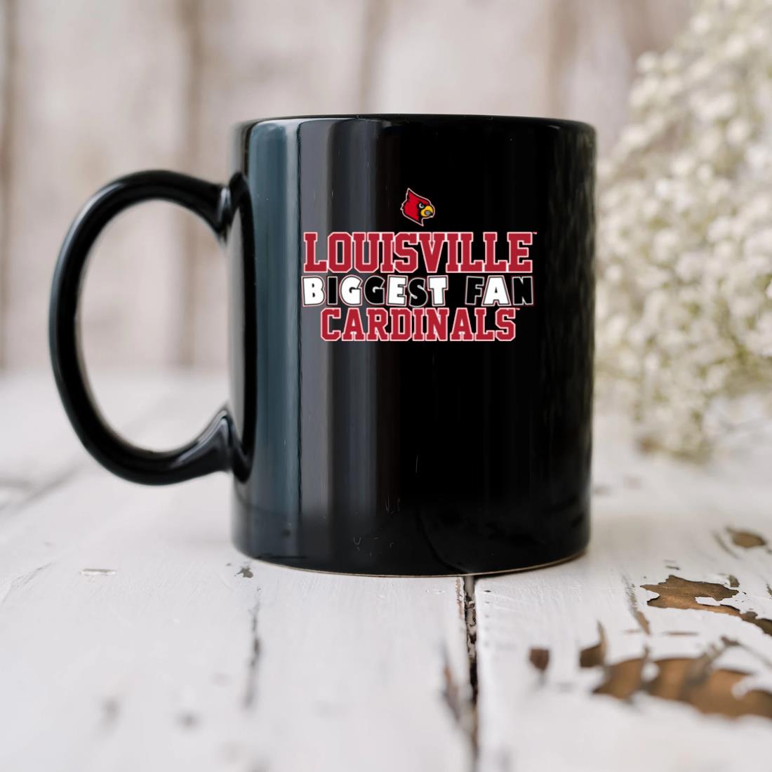 Bookstore Red Louisville Cardinals Toni Toddler Biggest Fan Mug biu
