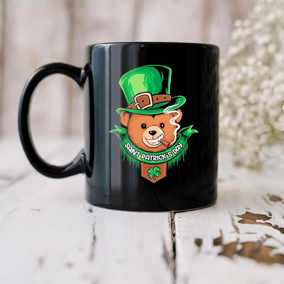 Clover Bear Saint Patrick's Day Mug