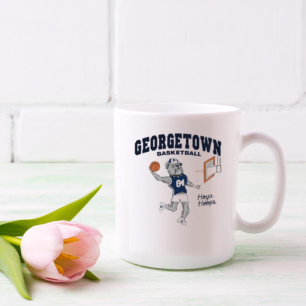 Dunking Bulldog Georgetown Basketball Mug