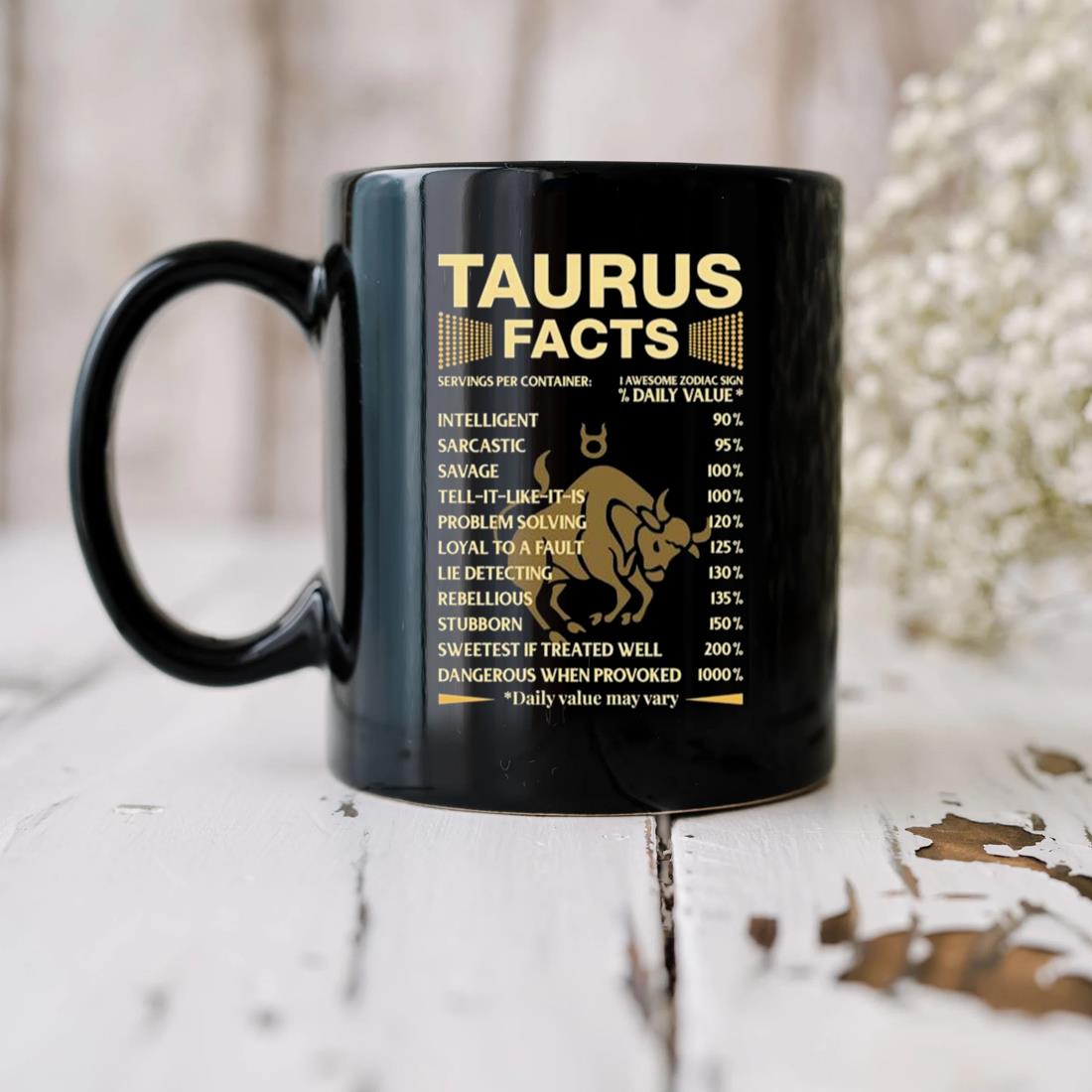 Facts Zodiac Sign Astrology Birthday Taurus Mug