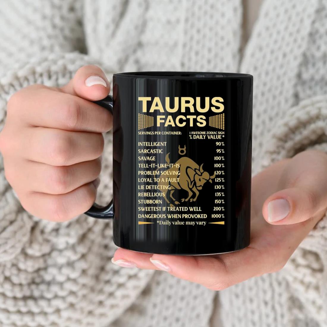 Facts Zodiac Sign Astrology Birthday Taurus Mug nhu