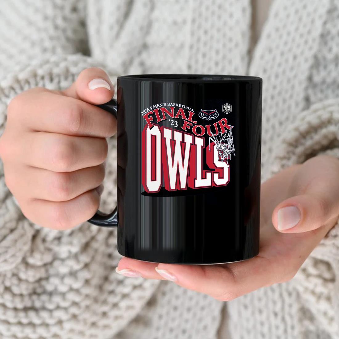 Fau Owls 2023 Ncaa Men's Basketball Tournament March Madness Final Four Local Mug