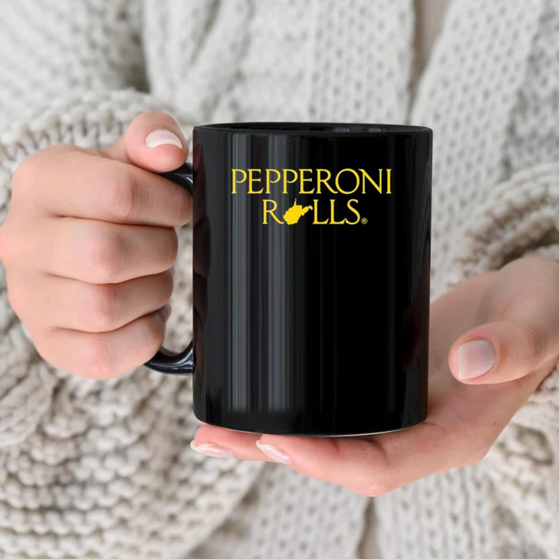 Fran Fraschilla Pepperoni Rolls Mug nhu