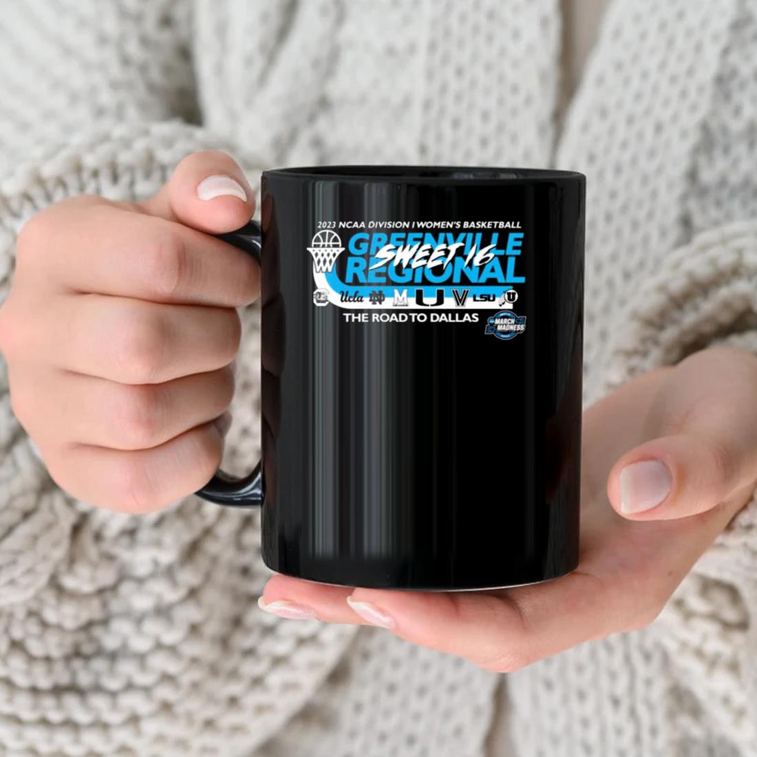 Greenville Regional Sweet Sixteen 2023 Ncaa Division I Women’s Basketball Mug
