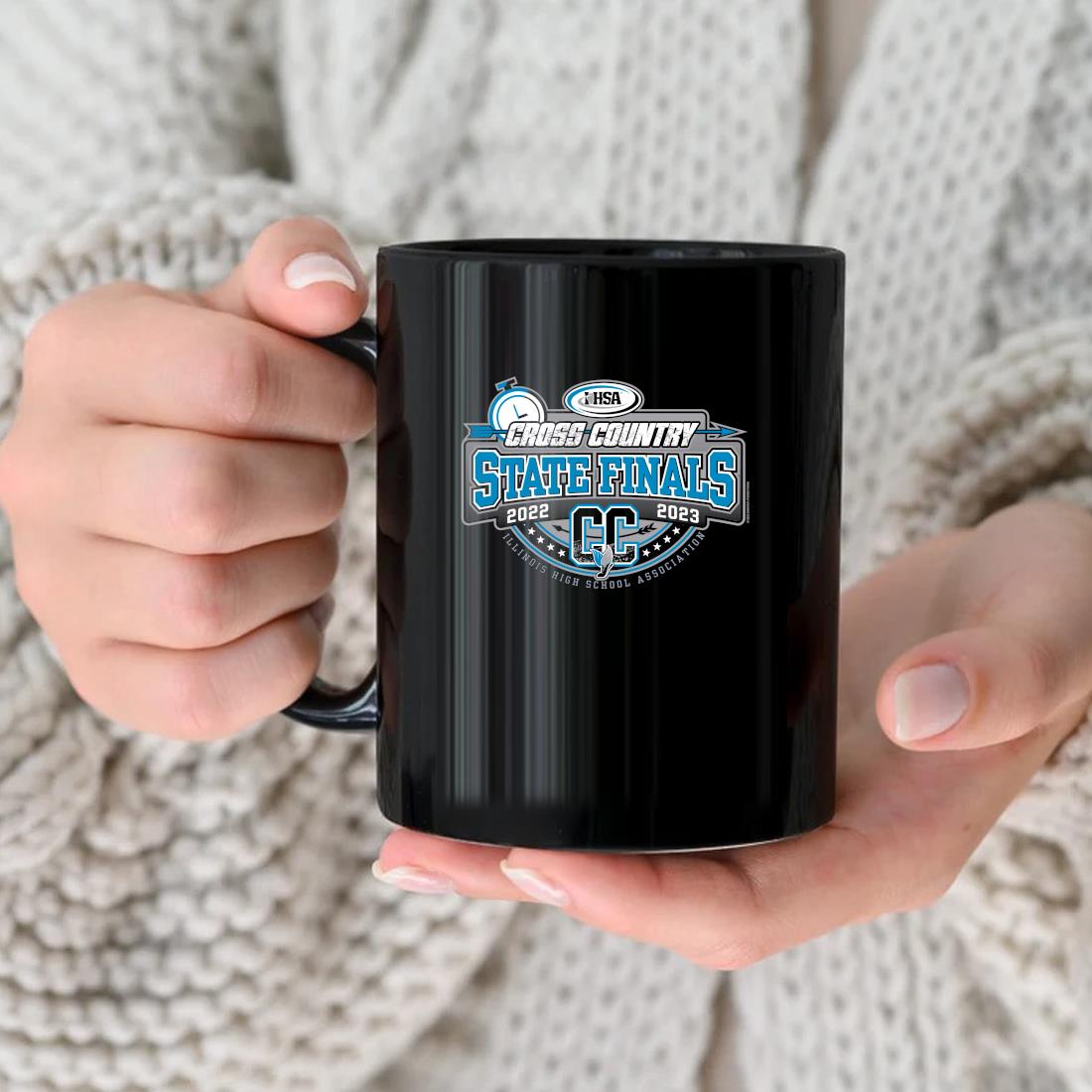 Ihsa Cross Country State Finals 2022-2023 Illinois High School Association Mug nhu