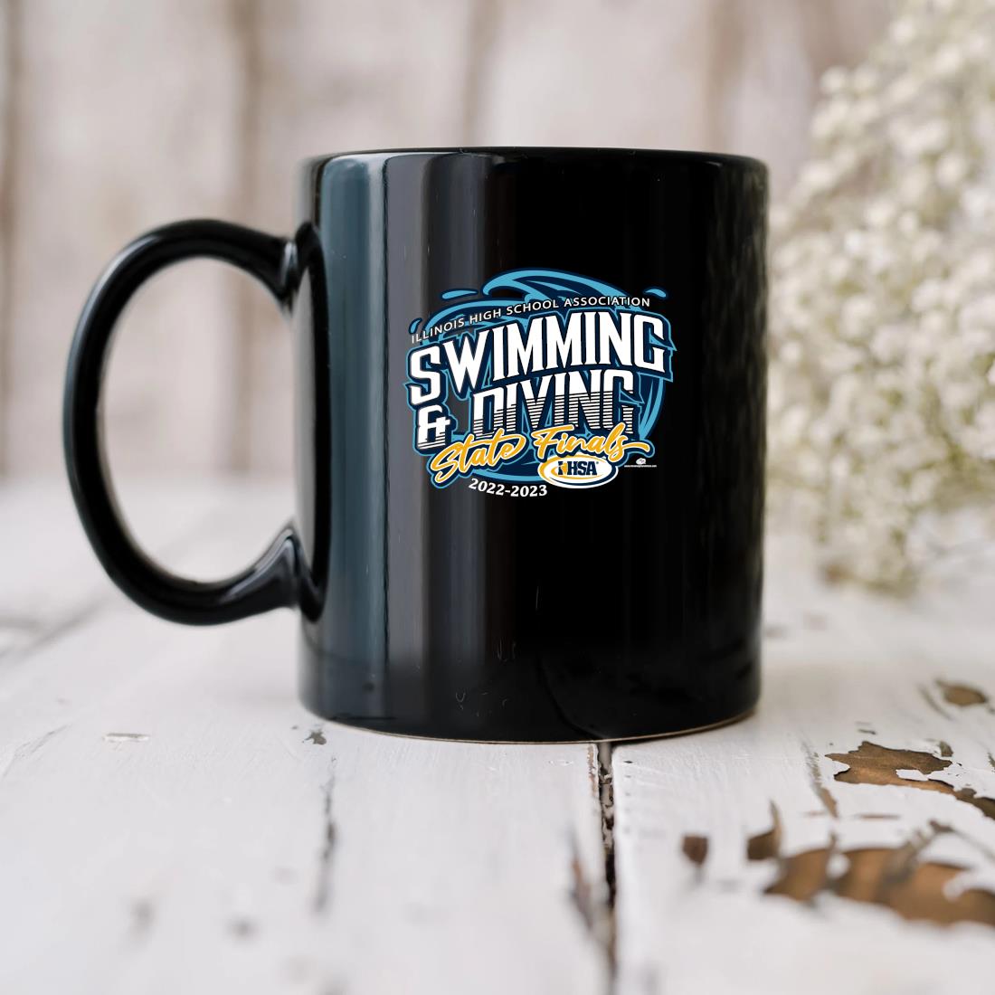 Illinois High School Association Swimming & Diving State Finals 2022-2023 Mug
