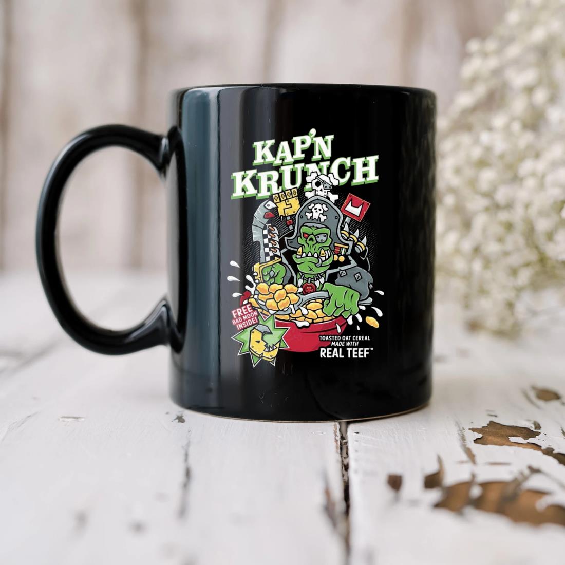 Kap'n Krunch Toasted Oat Cereal Made With Real Teef Mug
