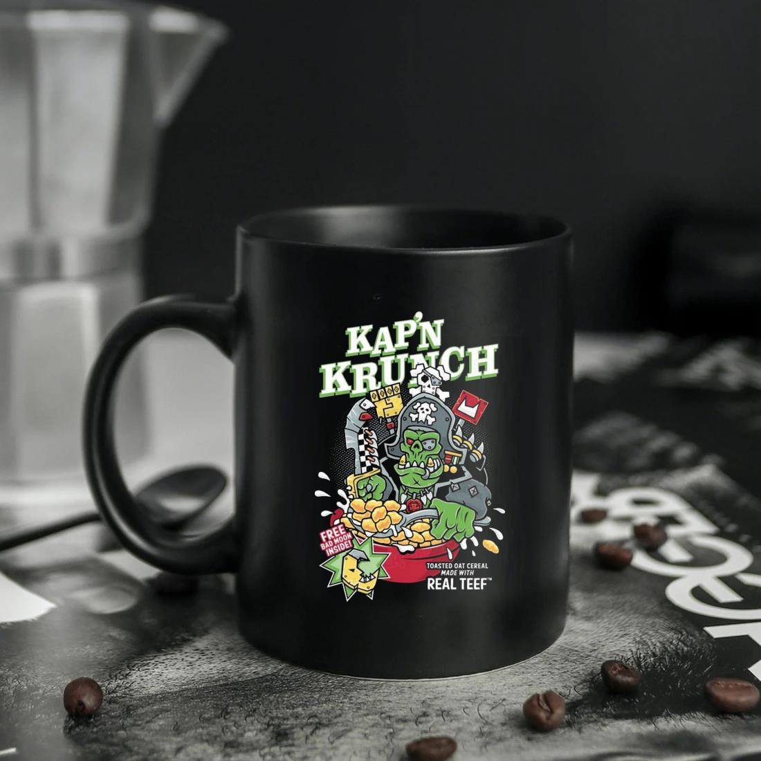 Kap'n Krunch Toasted Oat Cereal Made With Real Teef Mug ten
